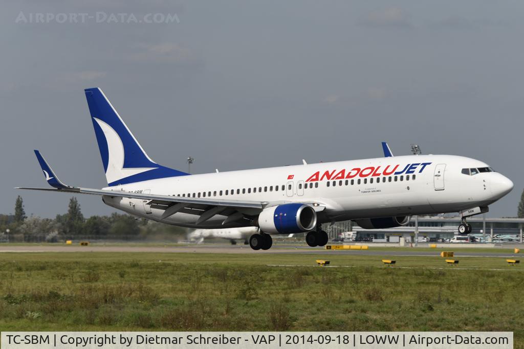 TC-SBM, 1999 Boeing 737-8AS C/N 29918, Anadolu Jet Boeing 737-800