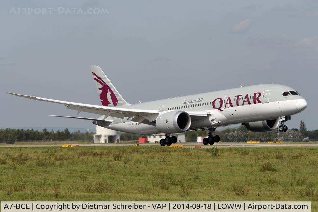A7-BCE, 2013 Boeing 787-8 Dreamliner C/N 38323, Qatar Airways Boeing 787-8