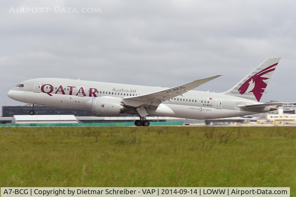 A7-BCG, 2013 Boeing 787-8 Dreamliner C/N 38325, Qatar Airways Boeing 787-8