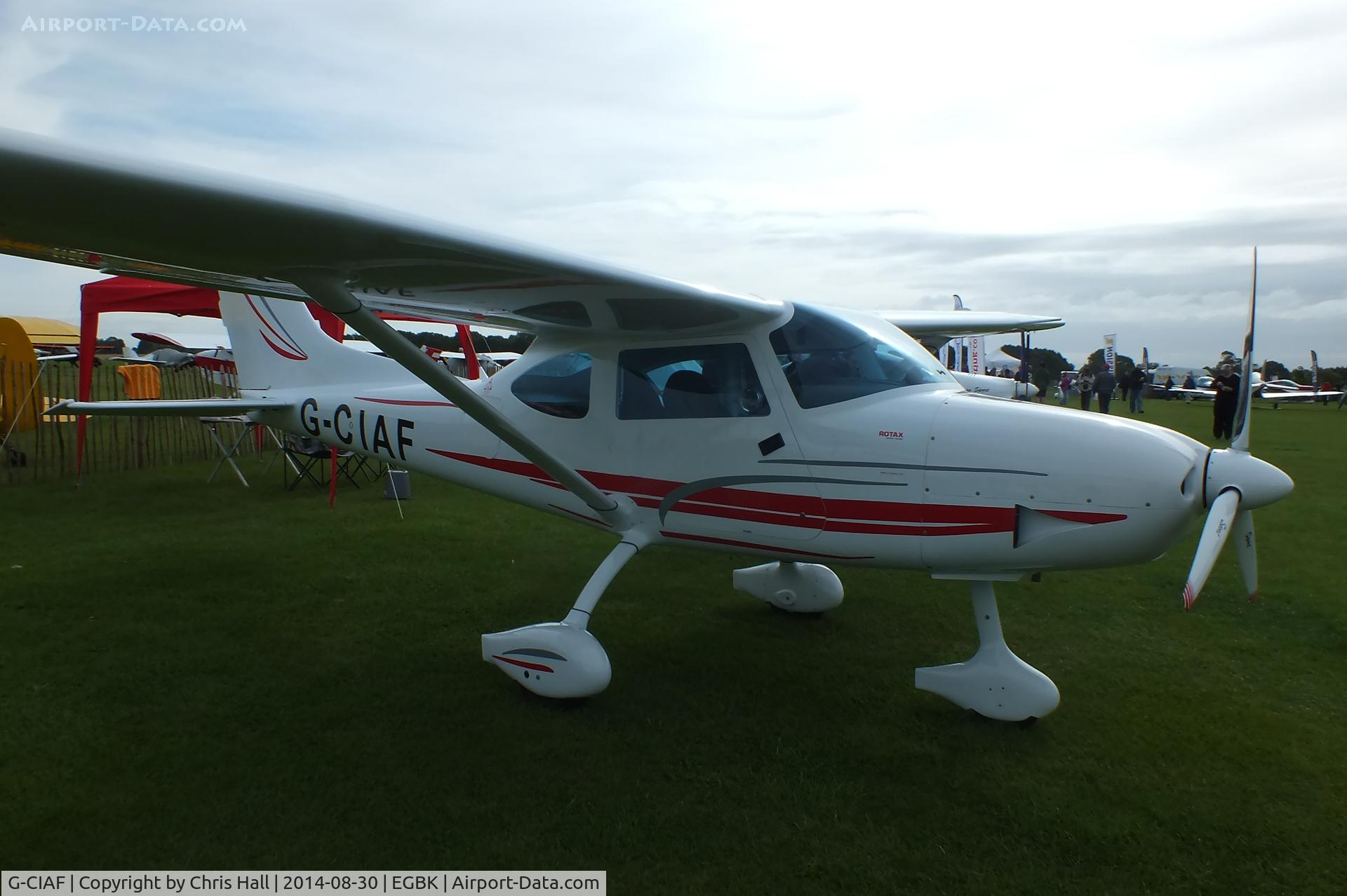 G-CIAF, 2013 TL Ultralight TL-3000 Sirius C/N LAA 386-15211, at the LAA Rally 2014, Sywell