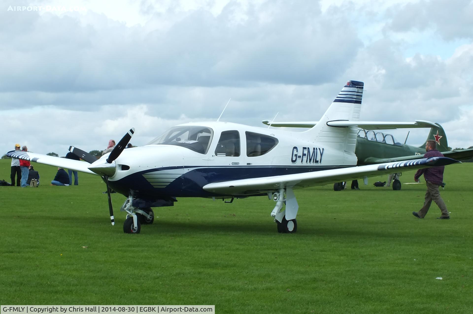 G-FMLY, 1998 Rockwell Commander 114B C/N 14655, at the LAA Rally 2014, Sywell