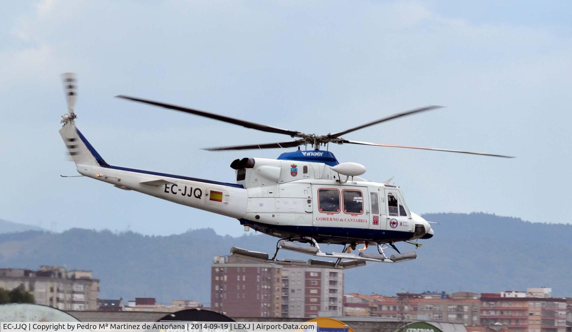 EC-JJQ, Bell 412EP C/N 36376, Aeropuerto de Santander - Parayas