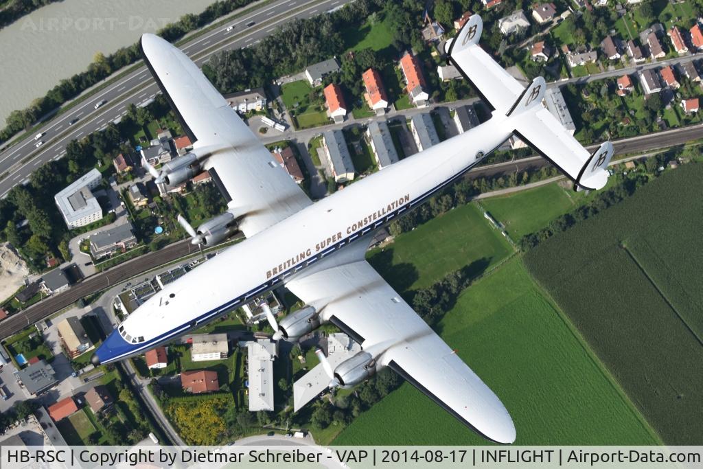 HB-RSC, 1955 Lockheed C-121C Super Constellation (L-1049F) C/N 1049F-4175, SCFA L1049