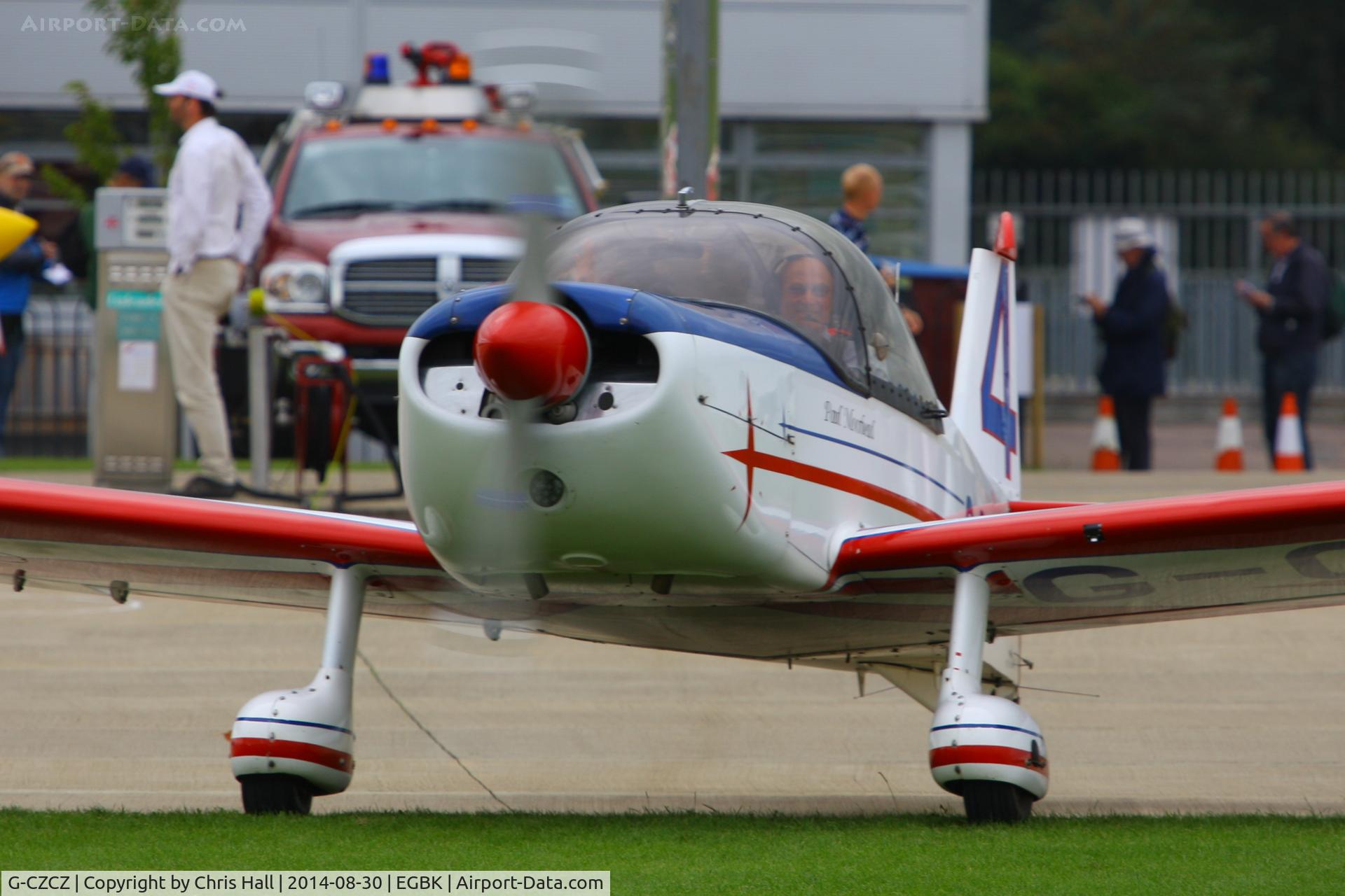 G-CZCZ, 1972 Mudry CAP-10B C/N 54, at the LAA Rally 2014, Sywell