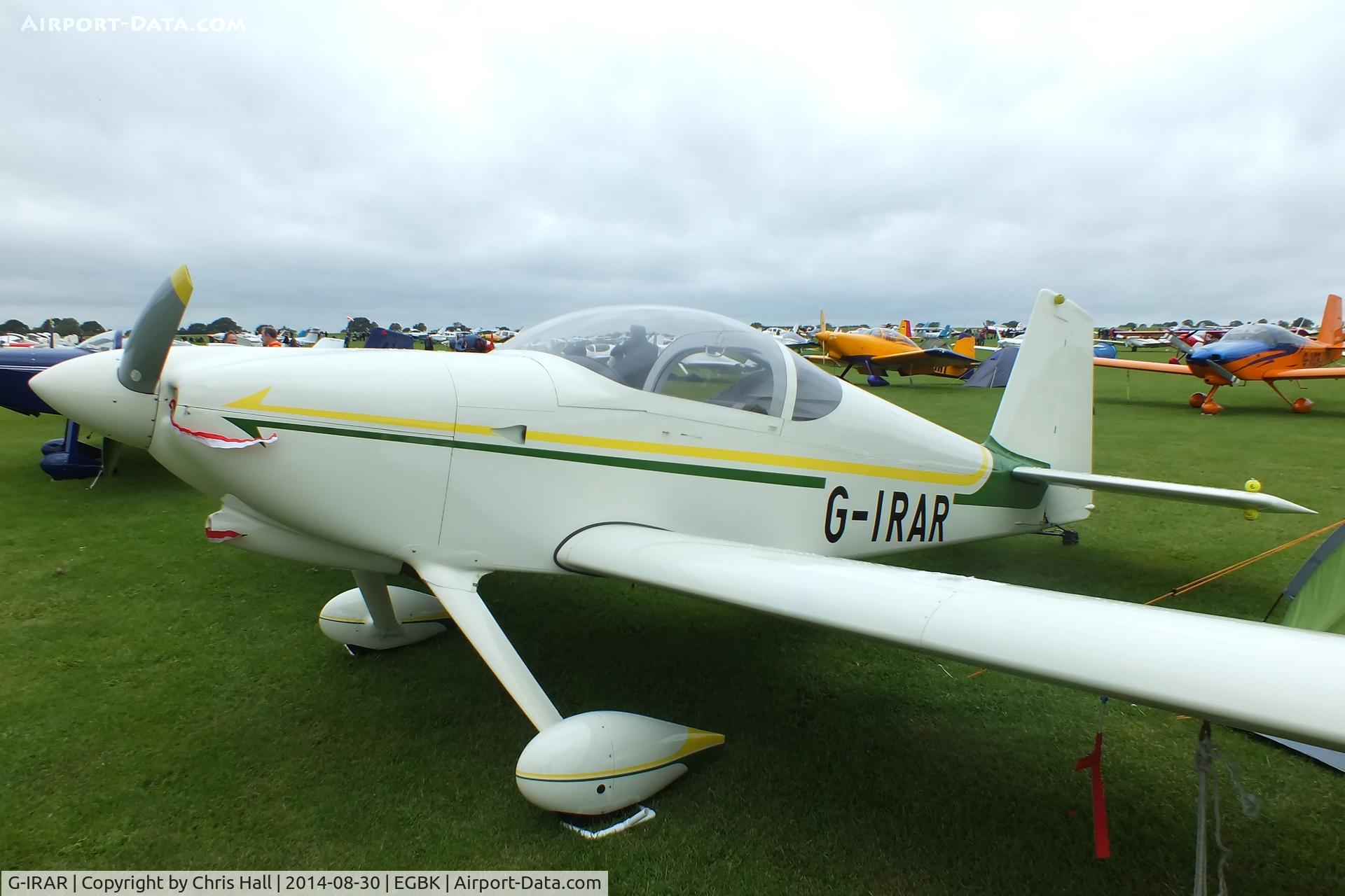 G-IRAR, 2004 Vans RV-9 C/N PFA 320-14106, at the LAA Rally 2014, Sywell
