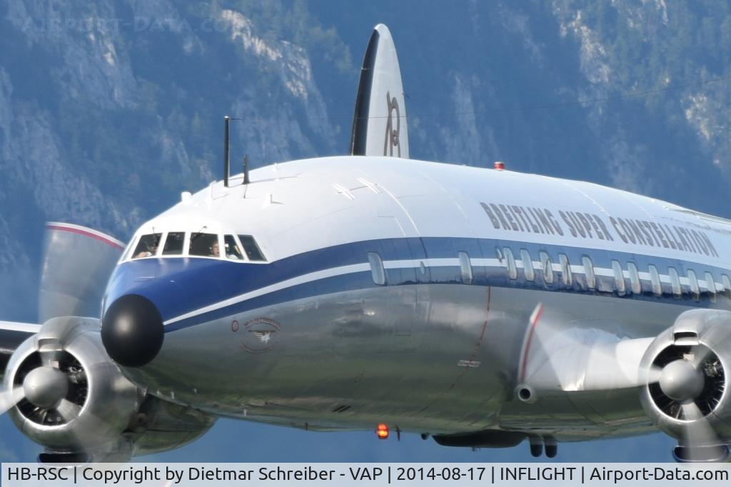 HB-RSC, 1955 Lockheed C-121C Super Constellation (L-1049F) C/N 1049F-4175, SCFA L1049