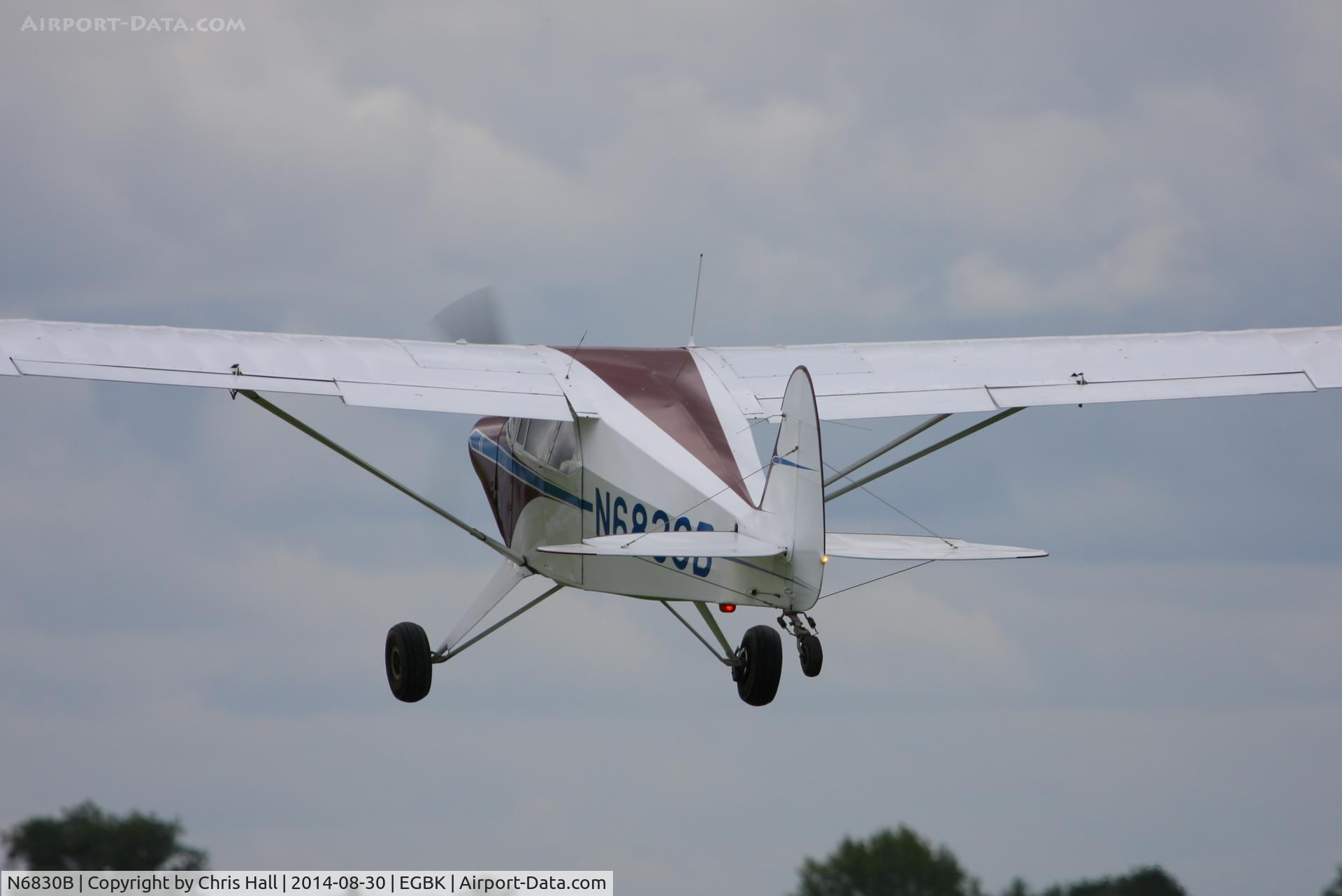 N6830B, Piper PA-22-150 C/N 22-4128, at the LAA Rally 2014, Sywell
