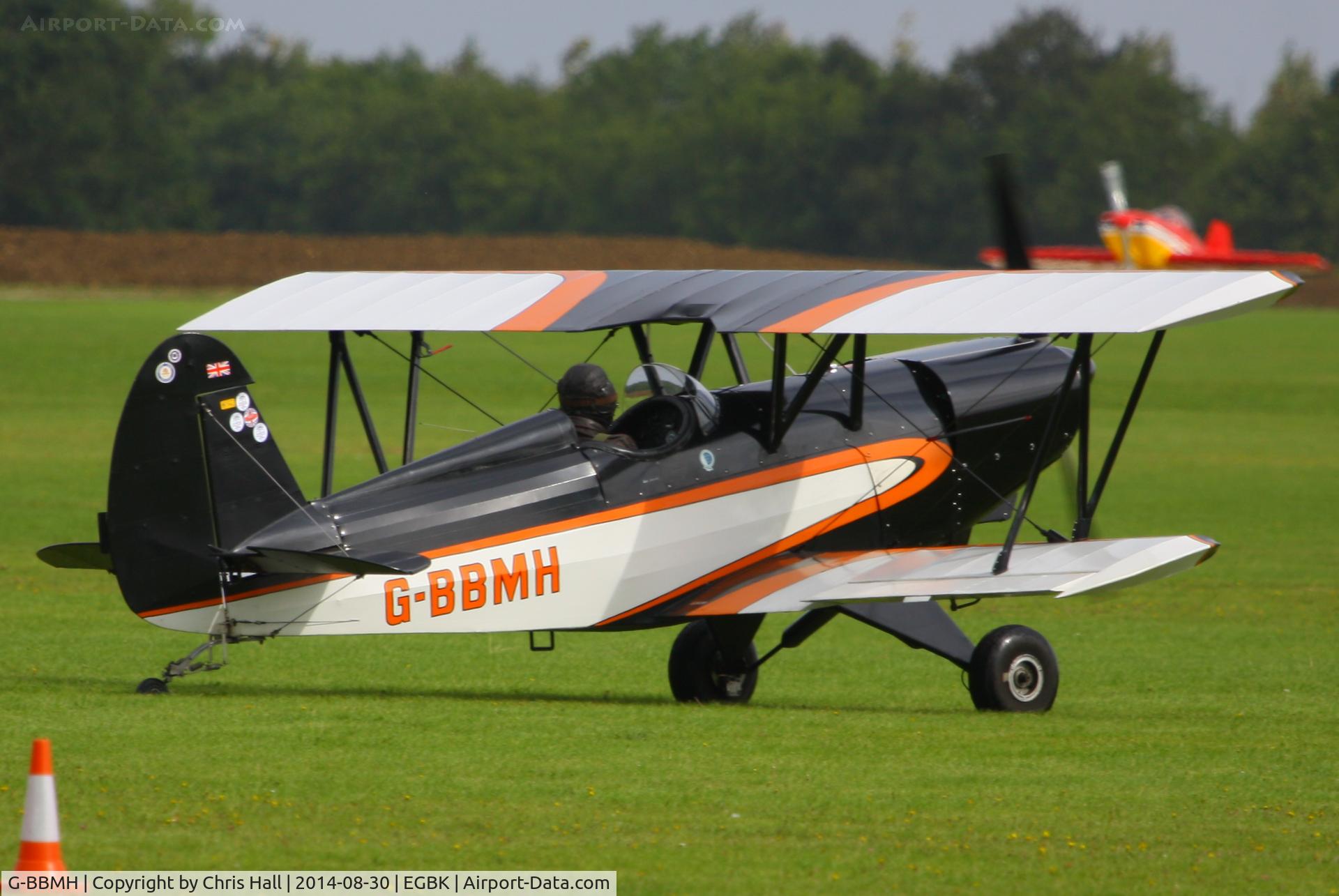 G-BBMH, 1982 EAA Biplane Model P-1 C/N PFA 1348, at the LAA Rally 2014, Sywell