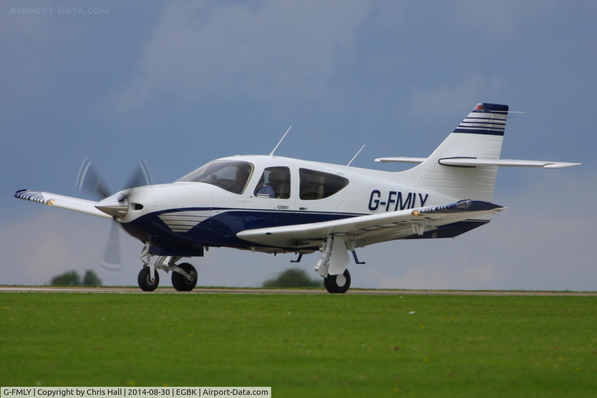 G-FMLY, 1998 Rockwell Commander 114B C/N 14655, at the LAA Rally 2014, Sywell