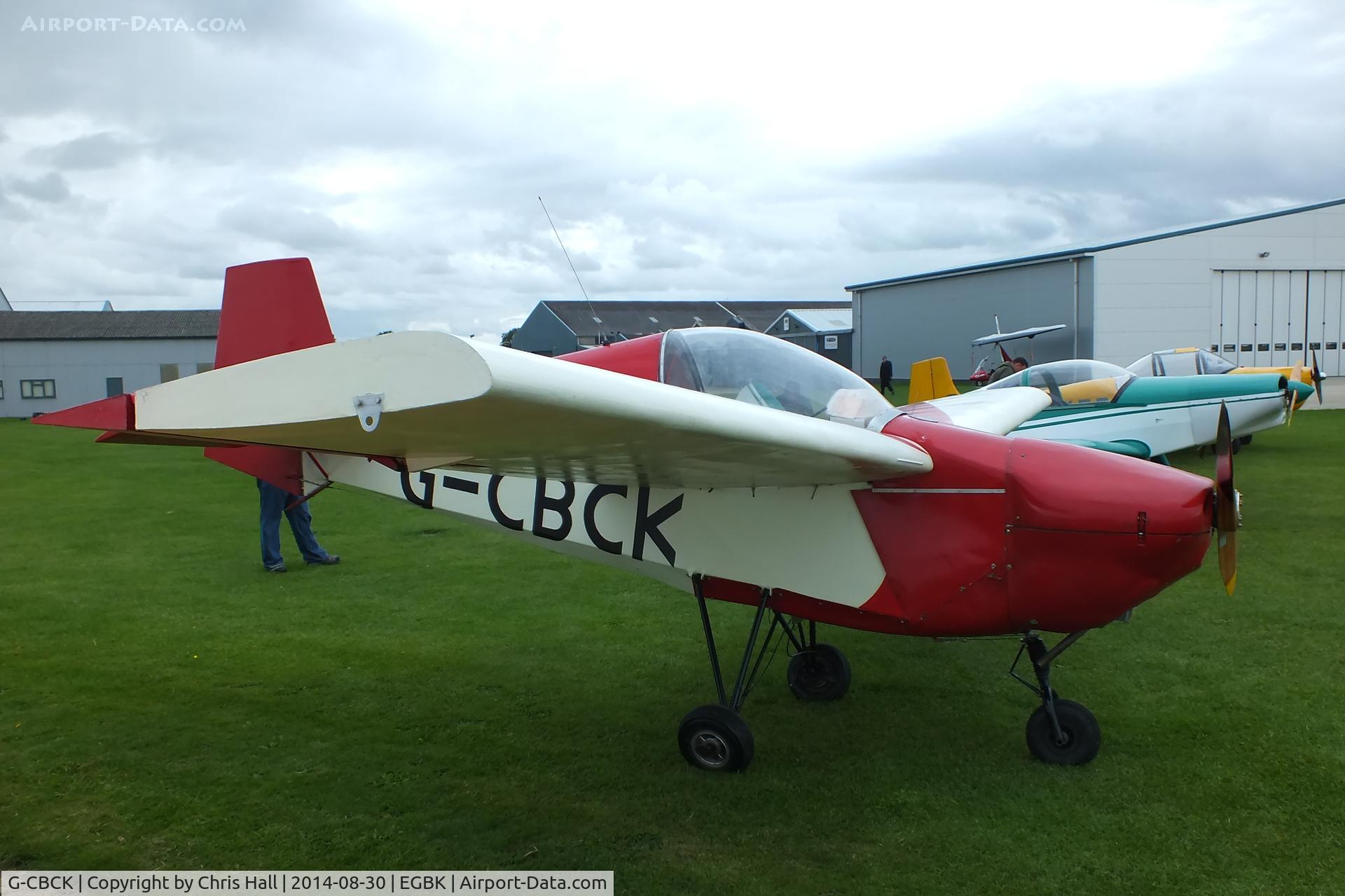 G-CBCK, 1998 Tipsy T-66 Nipper 3 C/N PFA 025-11051, at the LAA Rally 2014, Sywell