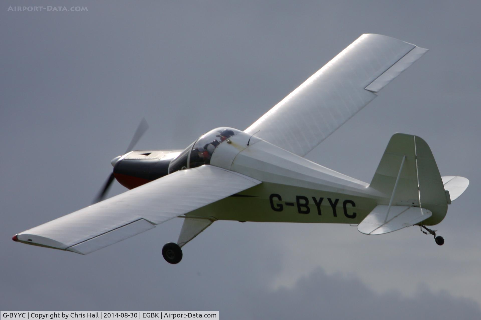G-BYYC, 2000 Hapi Cygnet SF-2A C/N PFA 182-12311, at the LAA Rally 2014, Sywell