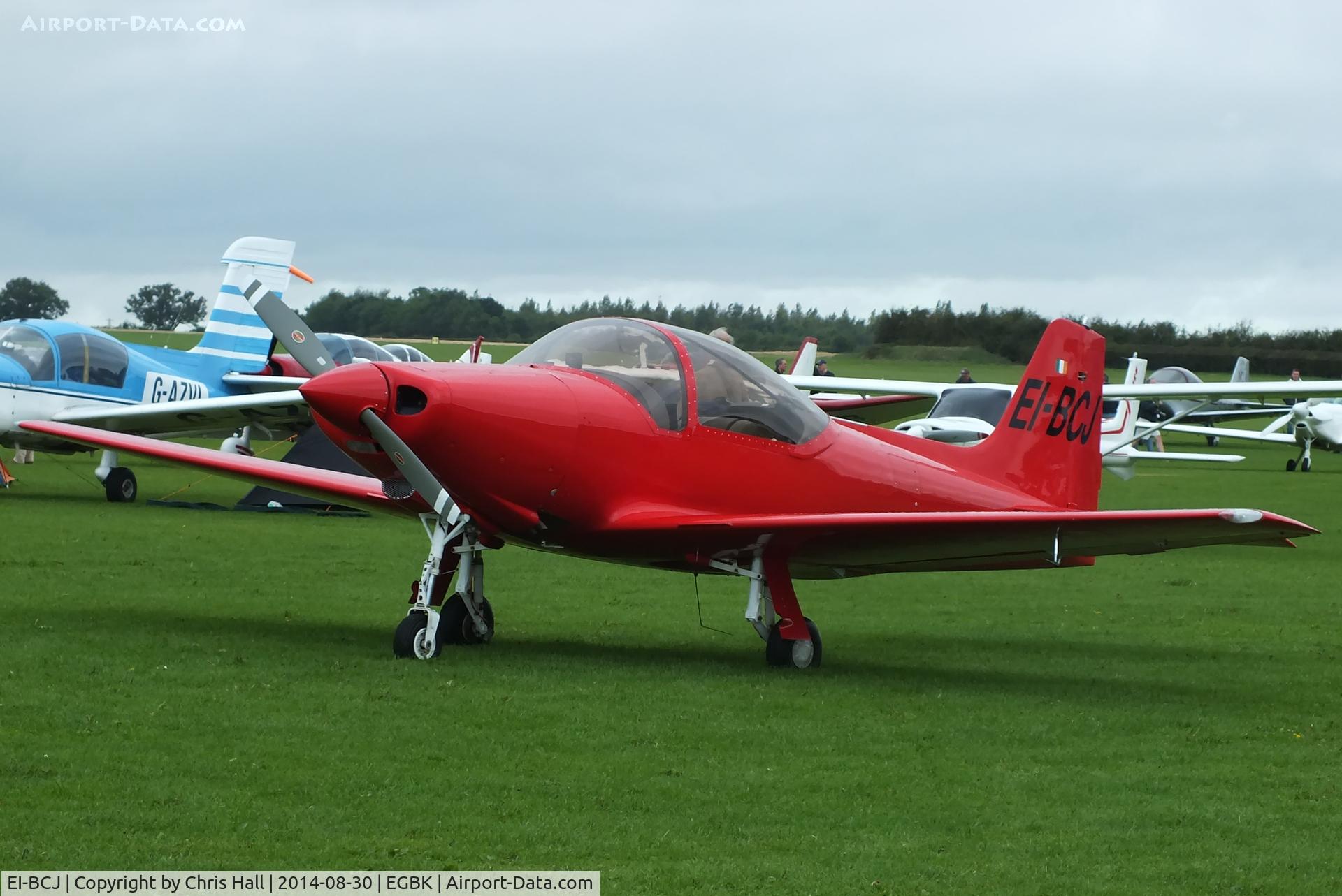 EI-BCJ, 1959 Aeromere F-8L Falco III C/N 204, at the LAA Rally 2014, Sywell