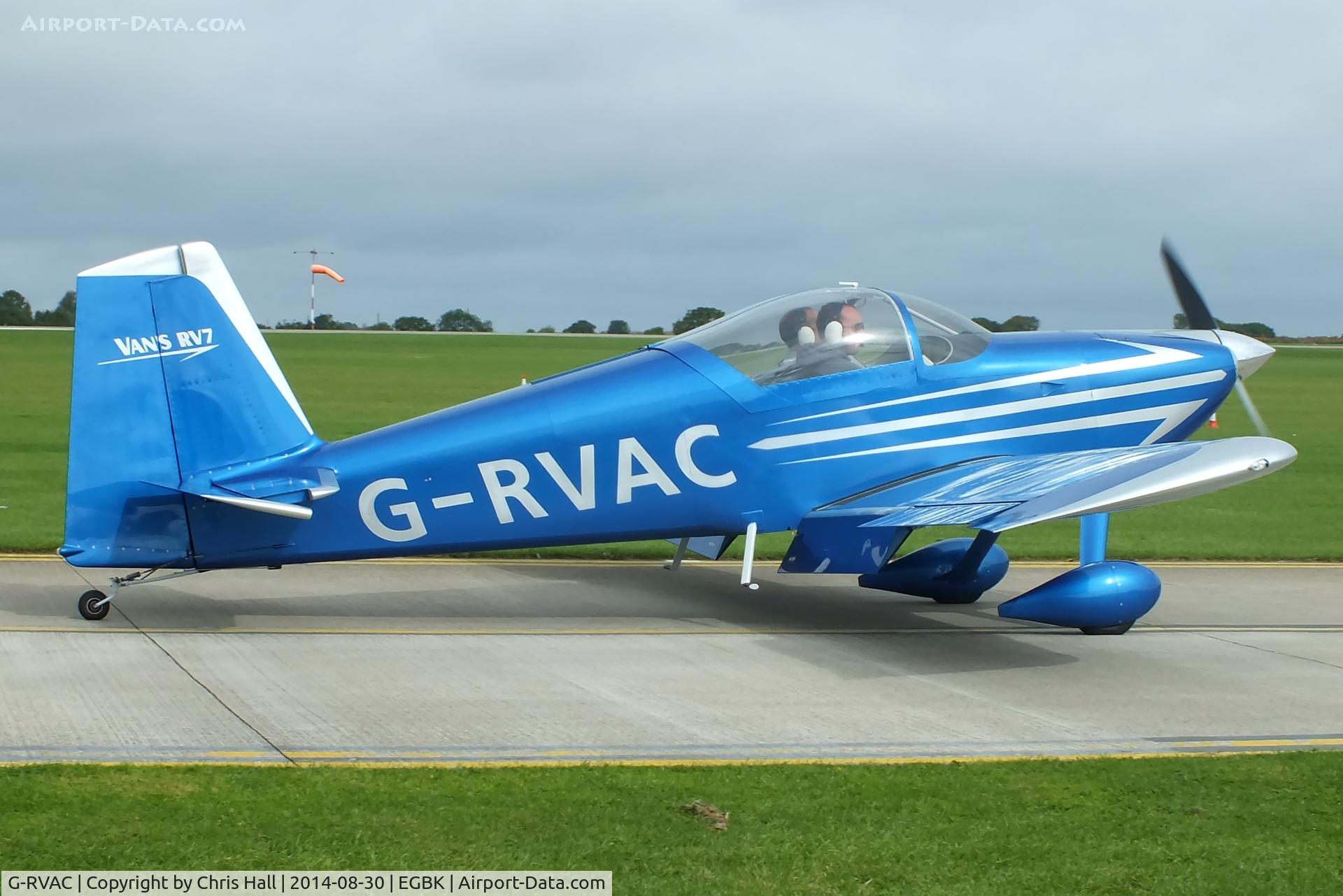 G-RVAC, 2005 Vans RV-7 C/N PFA 323-14445, at the LAA Rally 2014, Sywell