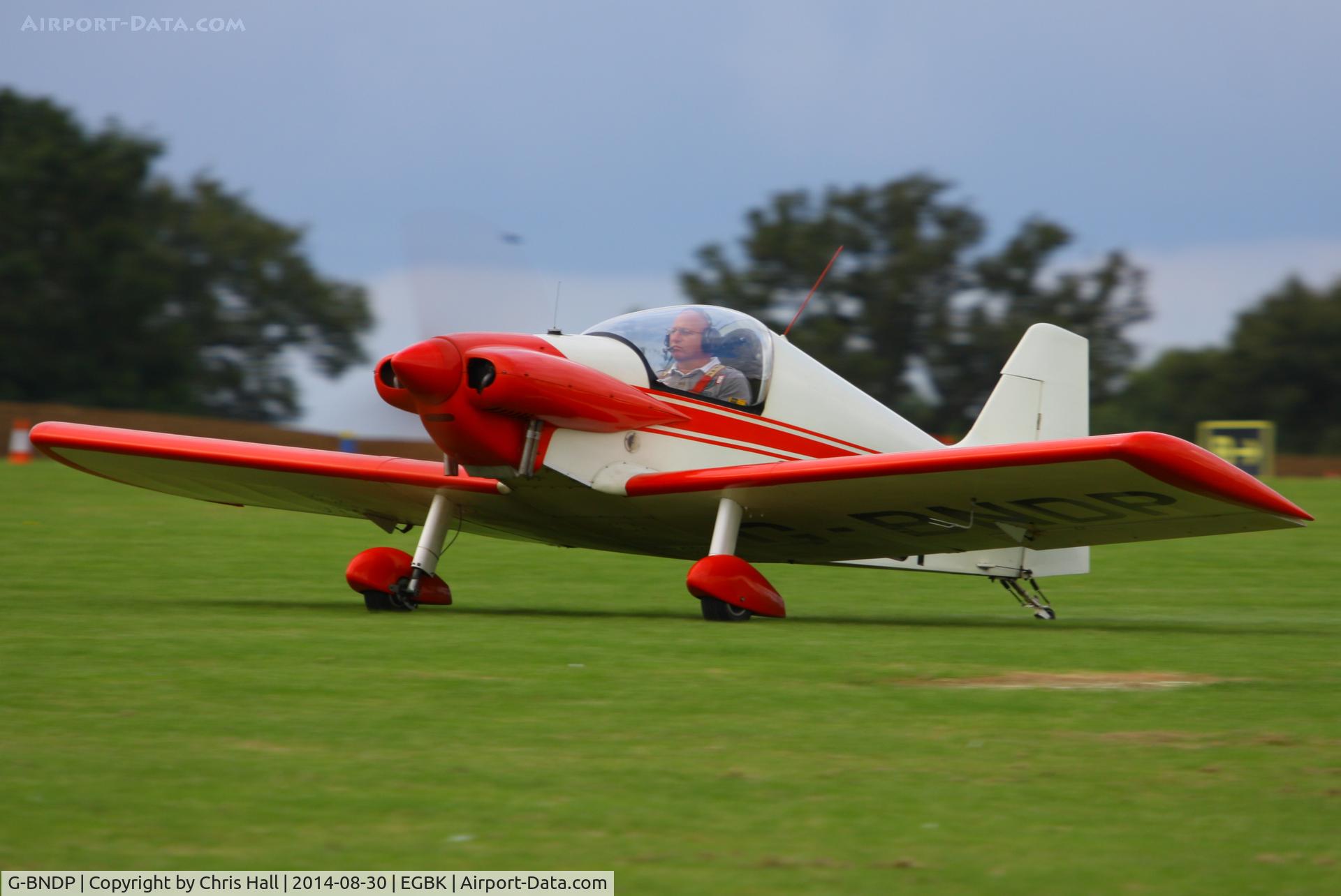 G-BNDP, 1990 Brugger MB-2 Colibri C/N PFA 043-10956, at the LAA Rally 2014, Sywell