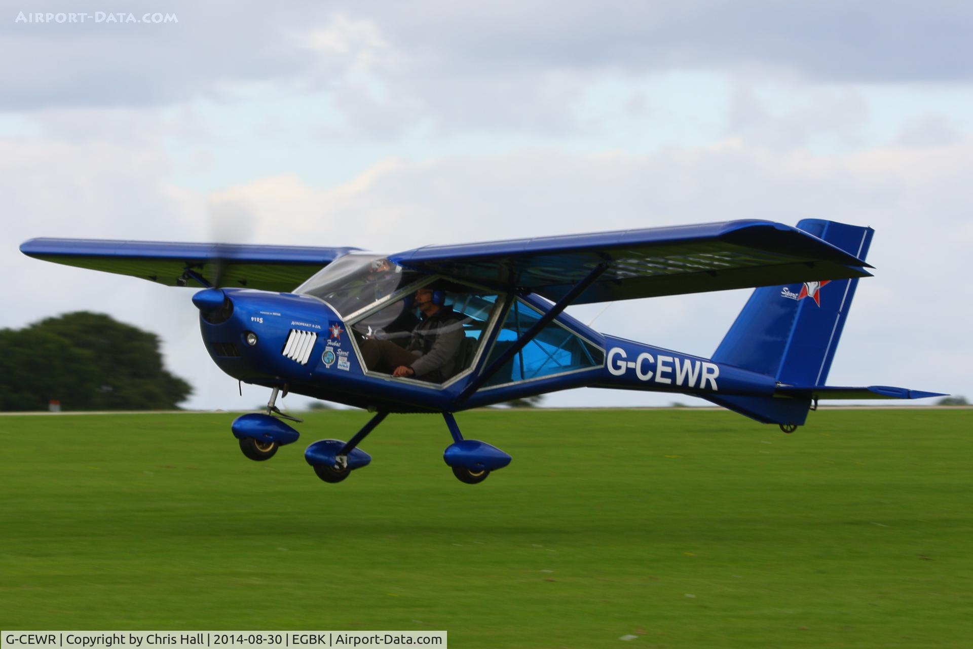 G-CEWR, 2008 Aeroprakt A-22L Foxbat C/N PFA 317A-14736, at the LAA Rally 2014, Sywell