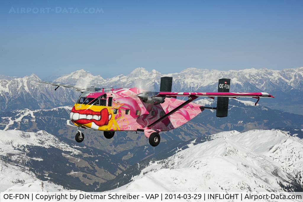 OE-FDN, 1979 Short SC-7 Skyvan 3M-400 C/N SH.1964, Pink Aviation Skyvan