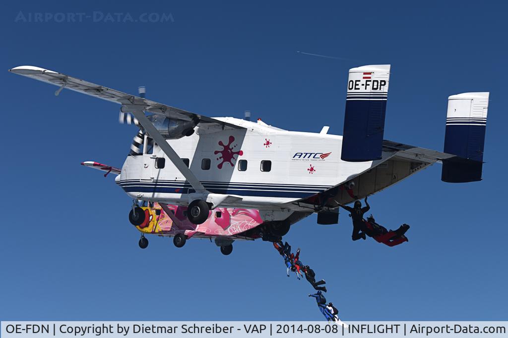 OE-FDN, 1979 Short SC-7 Skyvan 3M-400 C/N SH.1964, Pink Aviation Skyvan