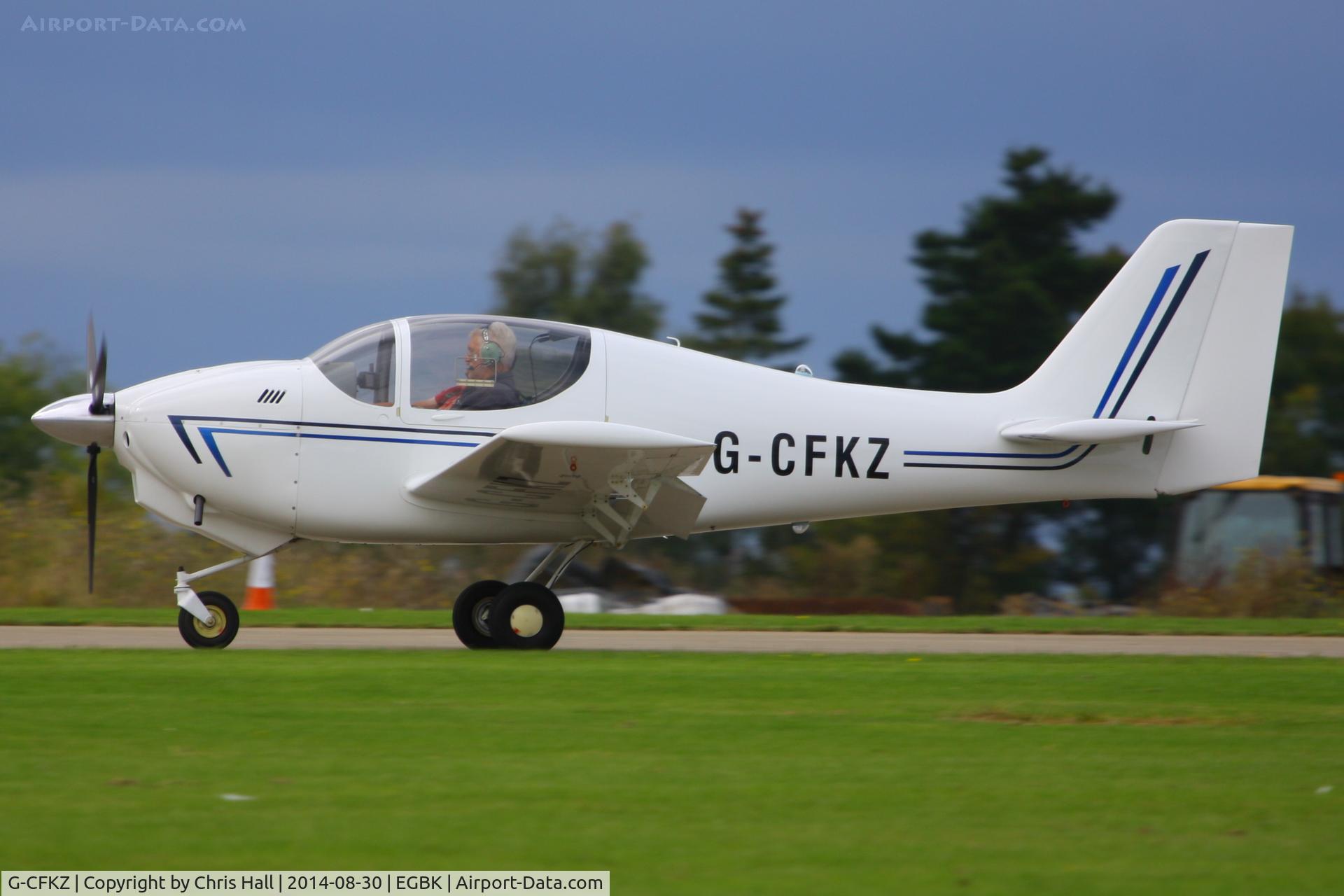 G-CFKZ, 2008 Europa XS Tri-Gear C/N PFA 247-14178, at the LAA Rally 2014, Sywell