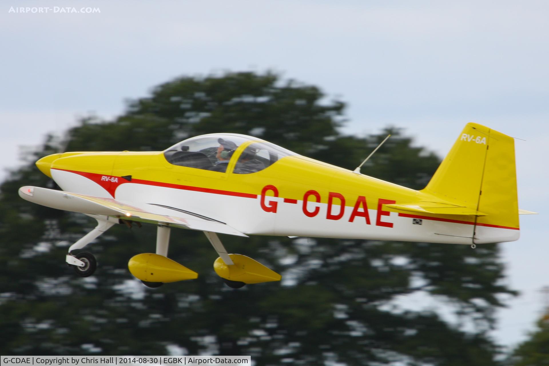 G-CDAE, 2005 Vans RV-6A C/N PFA 181A-13018, at the LAA Rally 2014, Sywell