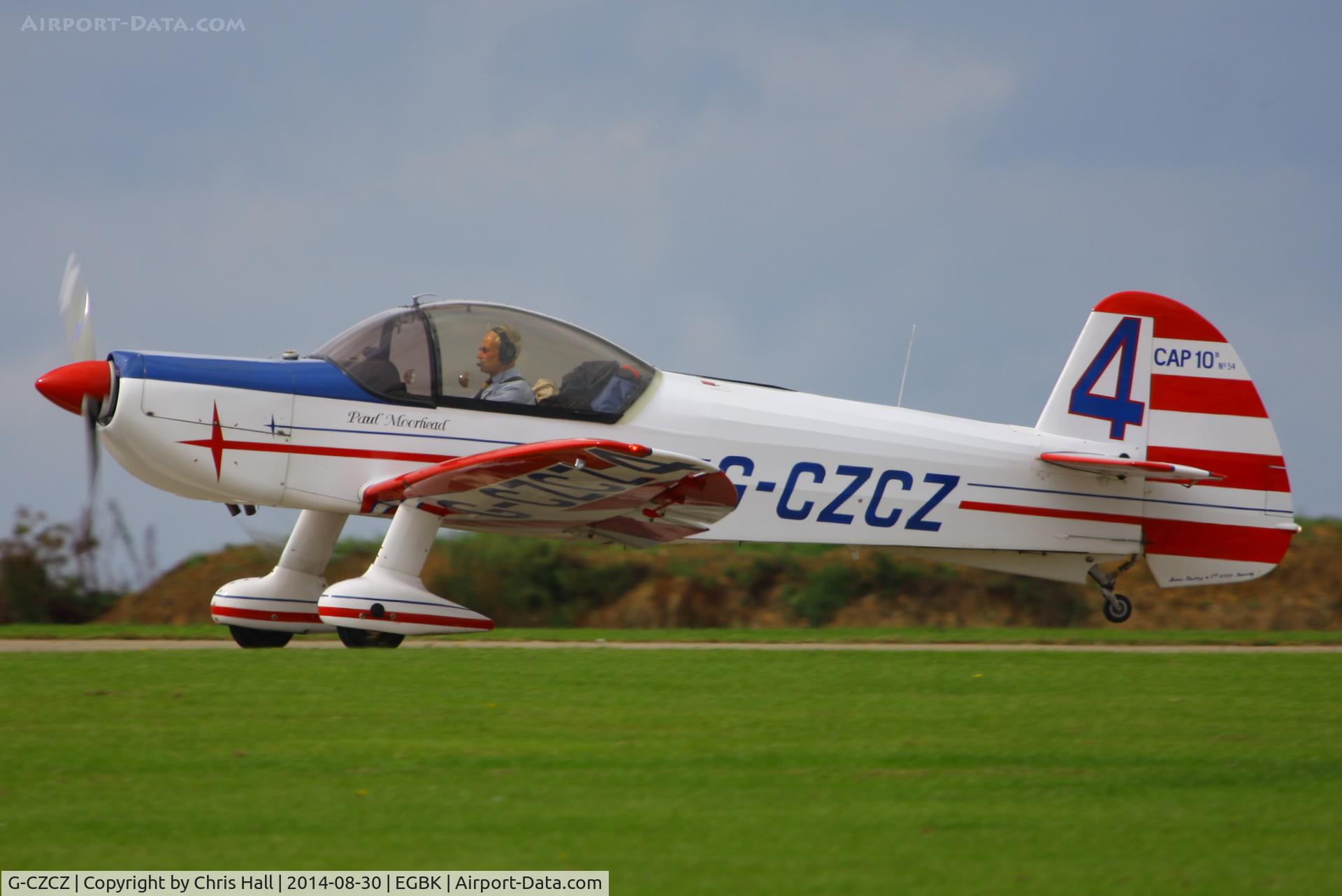 G-CZCZ, 1972 Mudry CAP-10B C/N 54, at the LAA Rally 2014, Sywell