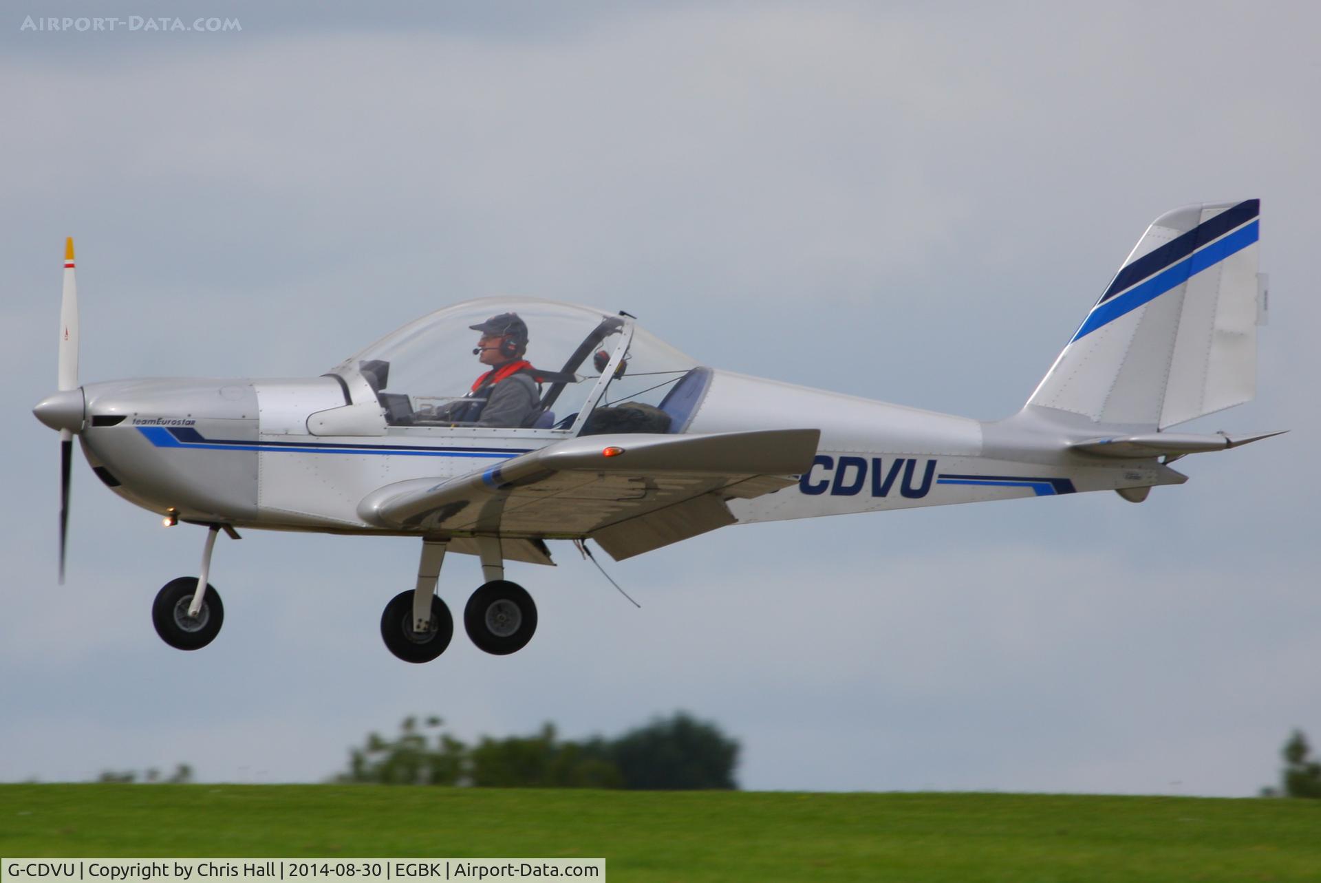 G-CDVU, 2006 Aerotechnik EV-97 TeamEurostar UK C/N 2525, at the LAA Rally 2014, Sywell