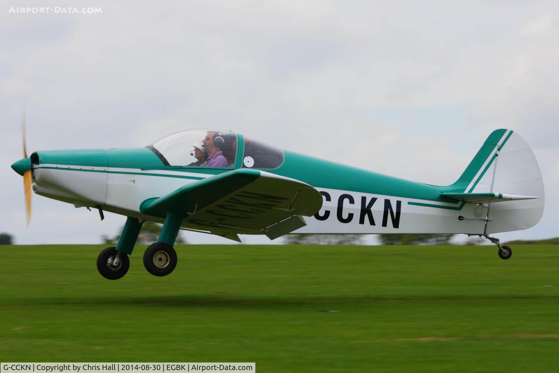G-CCKN, 2006 Nicollier HN-700 Menestrel II C/N PFA 217-13943, at the LAA Rally 2014, Sywell