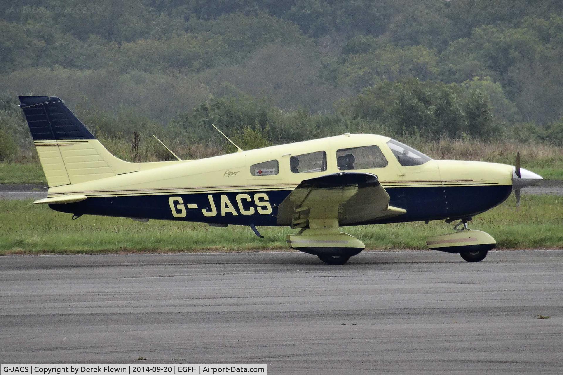 G-JACS, 1997 Piper PA-28-181 Cherokee Archer II C/N 28-43078, Visiting cherokee Archer II, Fowlmere Aerodrome based, seen parked at EGFH.