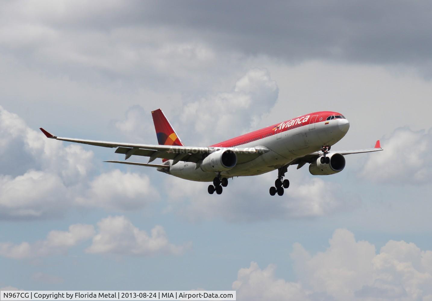 N967CG, 2008 Airbus A330-243 C/N 0967, Avianca A330-200