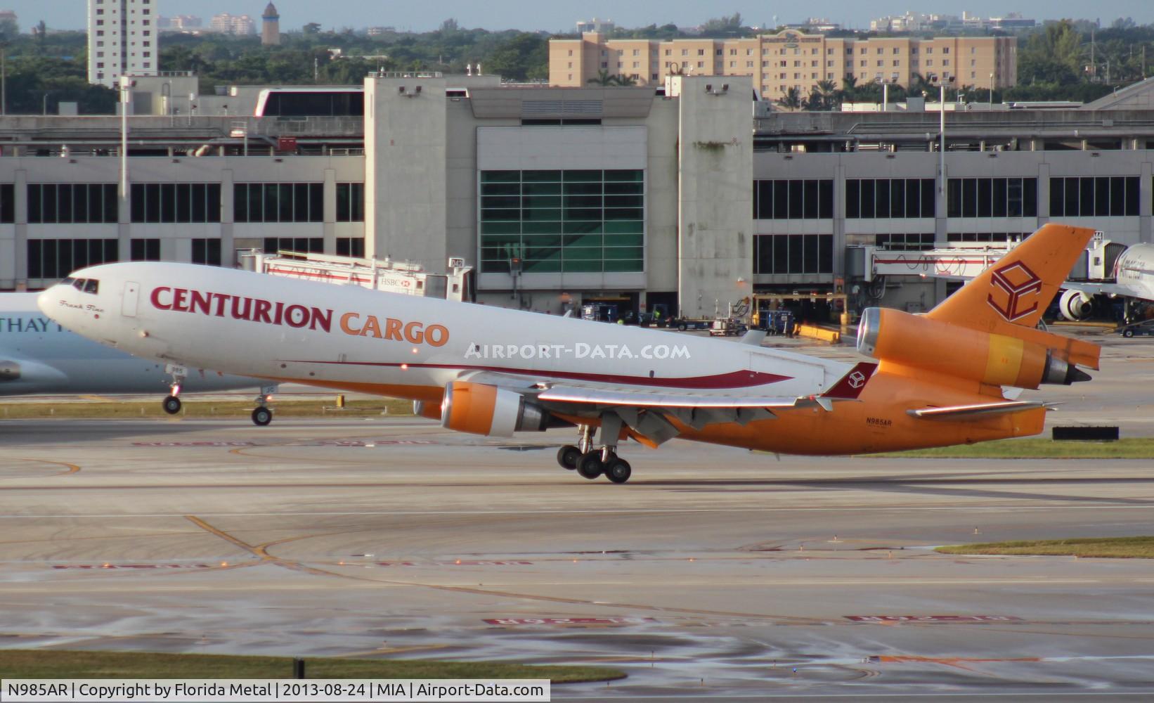 N985AR, 1992 McDonnell Douglas MD-11F C/N 48430, Centurion MD-11