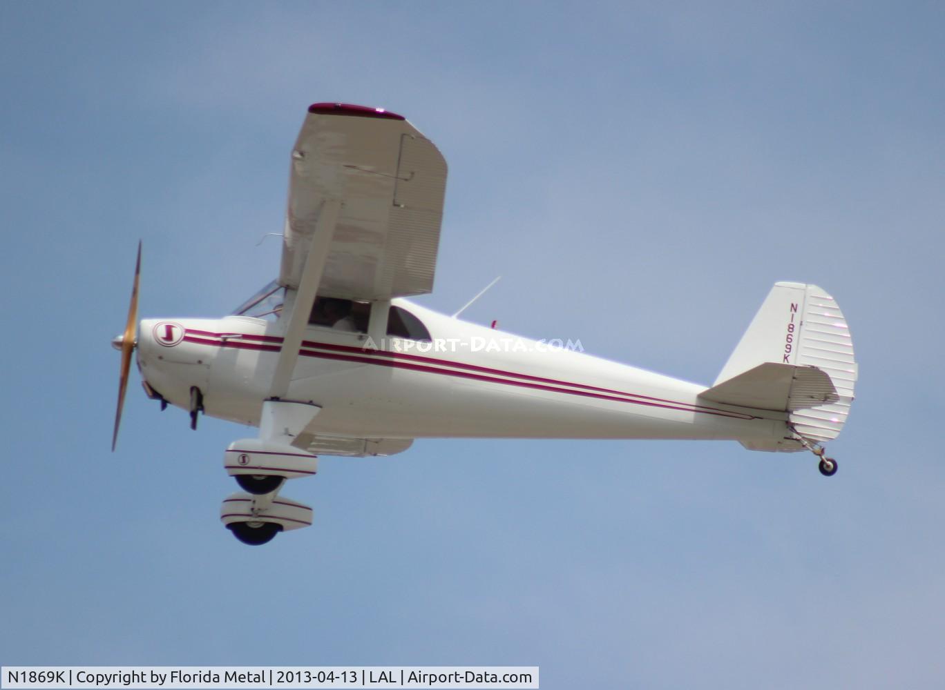 N1869K, 1947 Luscombe 8E Silvaire C/N 4596, Luscombe 8E