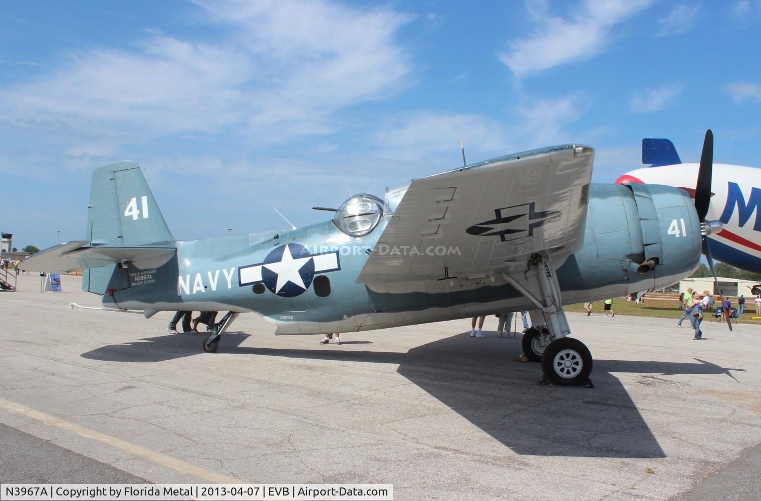 N3967A, 1945 Grumman TBM-3U Avenger C/N 53835, TBM-3 Avenger