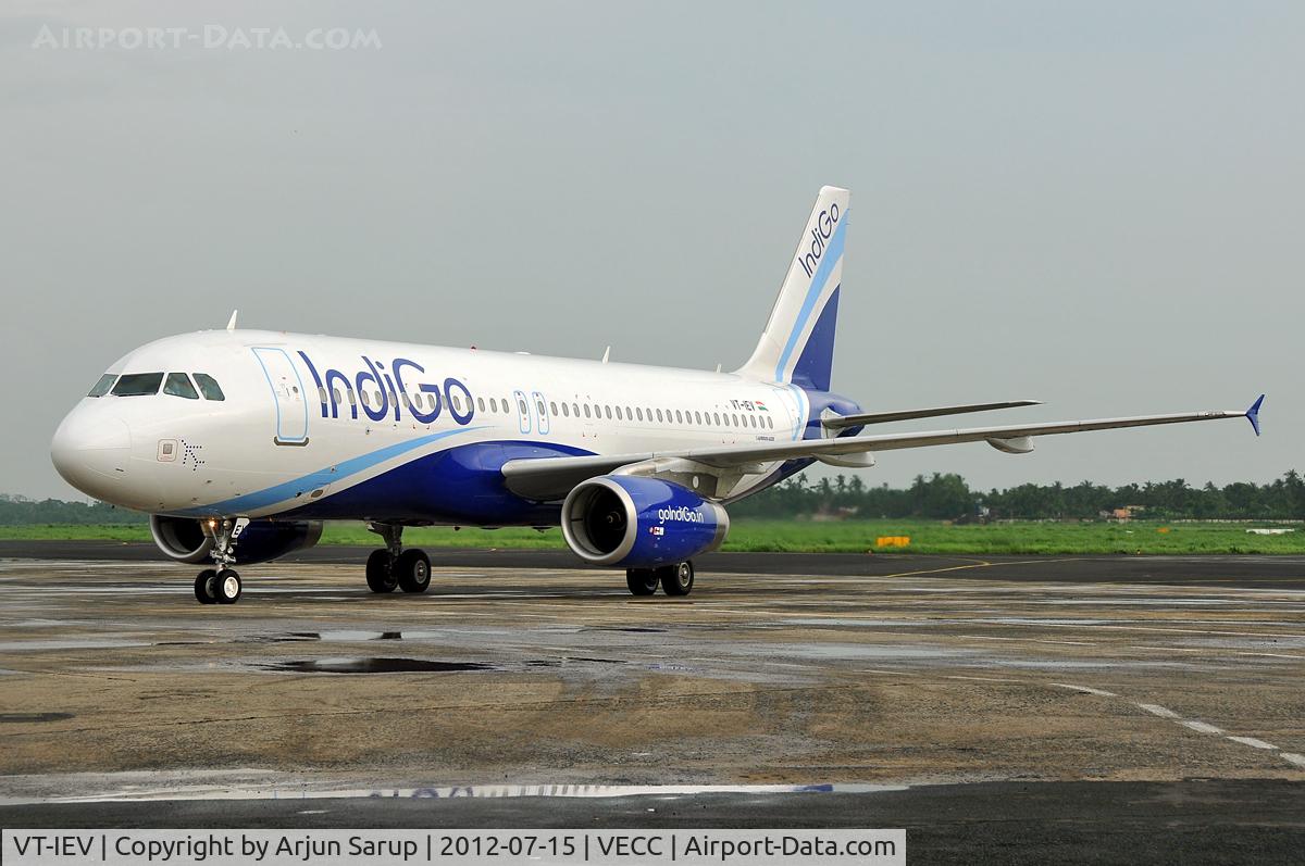VT-IEV, 2012 Airbus A320-232 C/N 5080, Taxiing in to NSCIA.