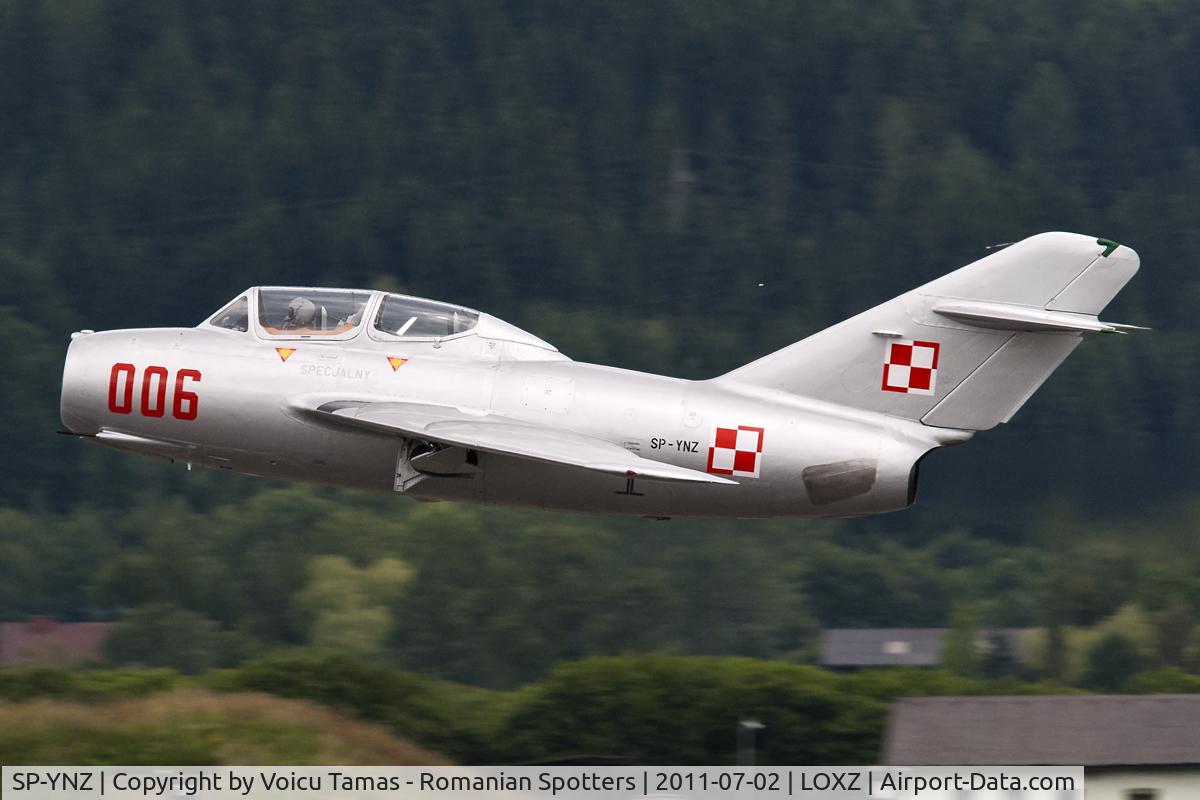SP-YNZ, Mikoyan-Gurevich MiG-15UTI C/N 1A06006, Zeltweg (LOXZ) / Austria, 02.07 2011