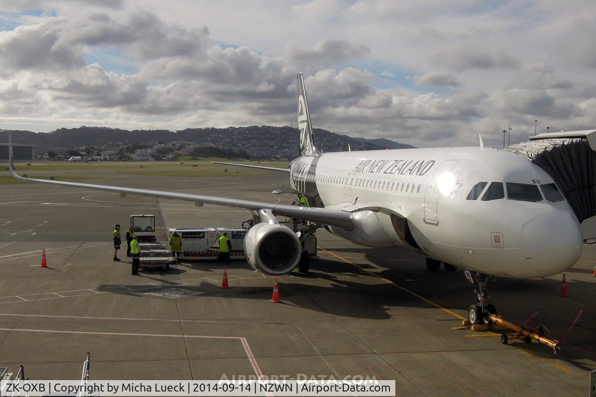 ZK-OXB, 2013 Airbus A320-232 C/N 5682, Just arrived from Auckland