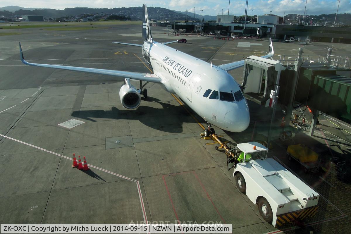 ZK-OXC, 2013 Airbus A320-232 C/N 5847, At Wellington