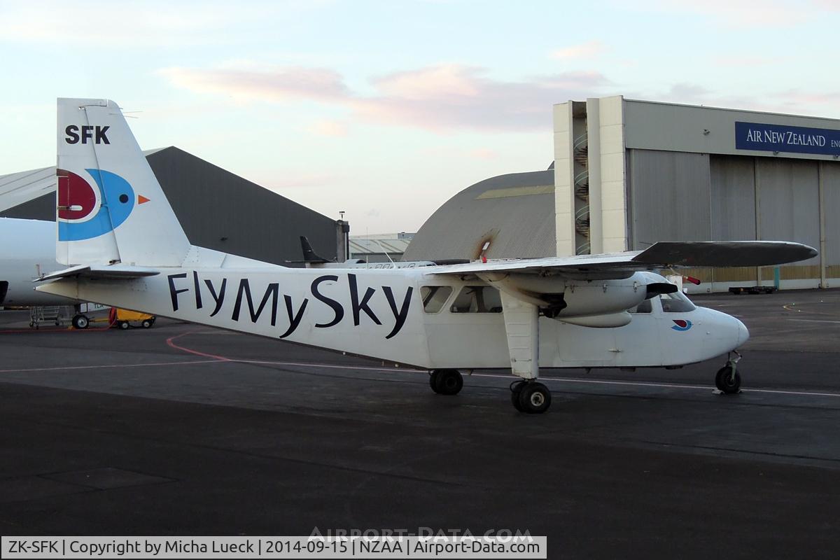 ZK-SFK, Britten-Norman BN-2A Islander C/N 236, At Auckland