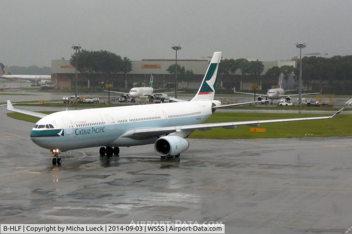 B-HLF, 1995 Airbus A330-342 C/N 113, At Changi