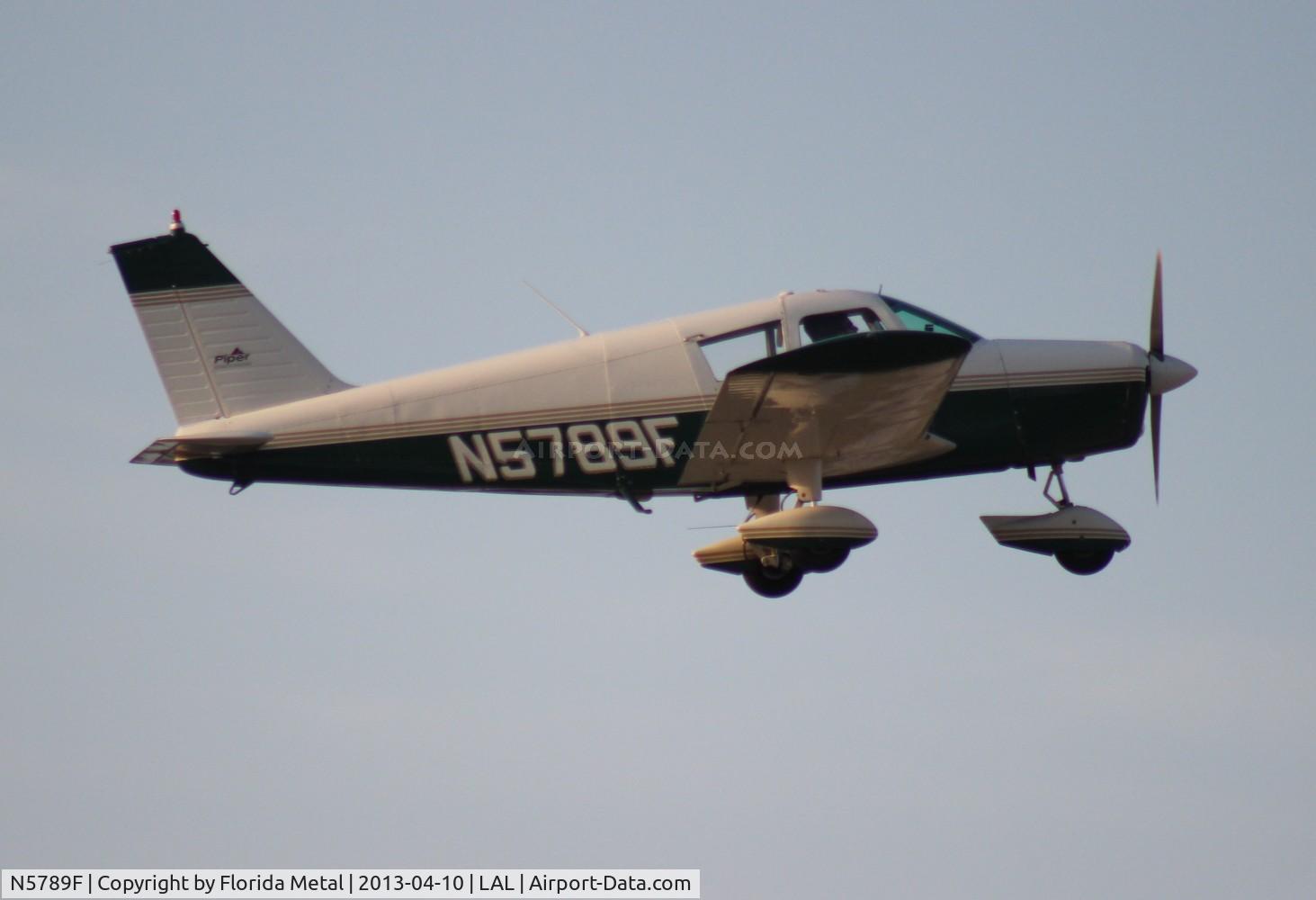 N5789F, 1968 Piper PA-28-140 C/N 28-25096, PA-28-140