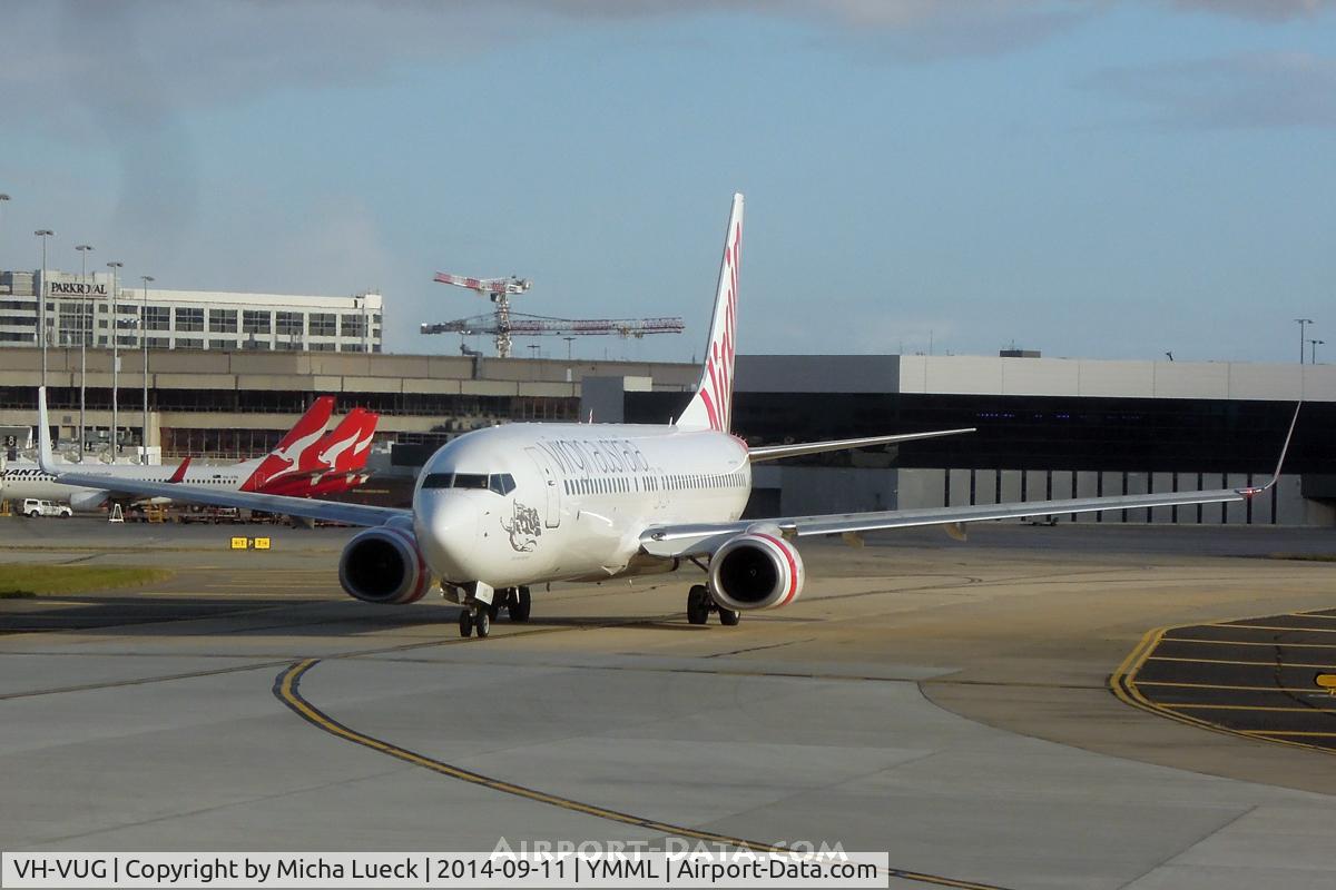 VH-VUG, 2006 Boeing 737-8FE C/N 34438, At Tullamarine