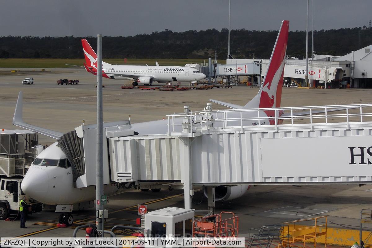 ZK-ZQF, 2011 Boeing 737-838 C/N 34204, At Tullamarine