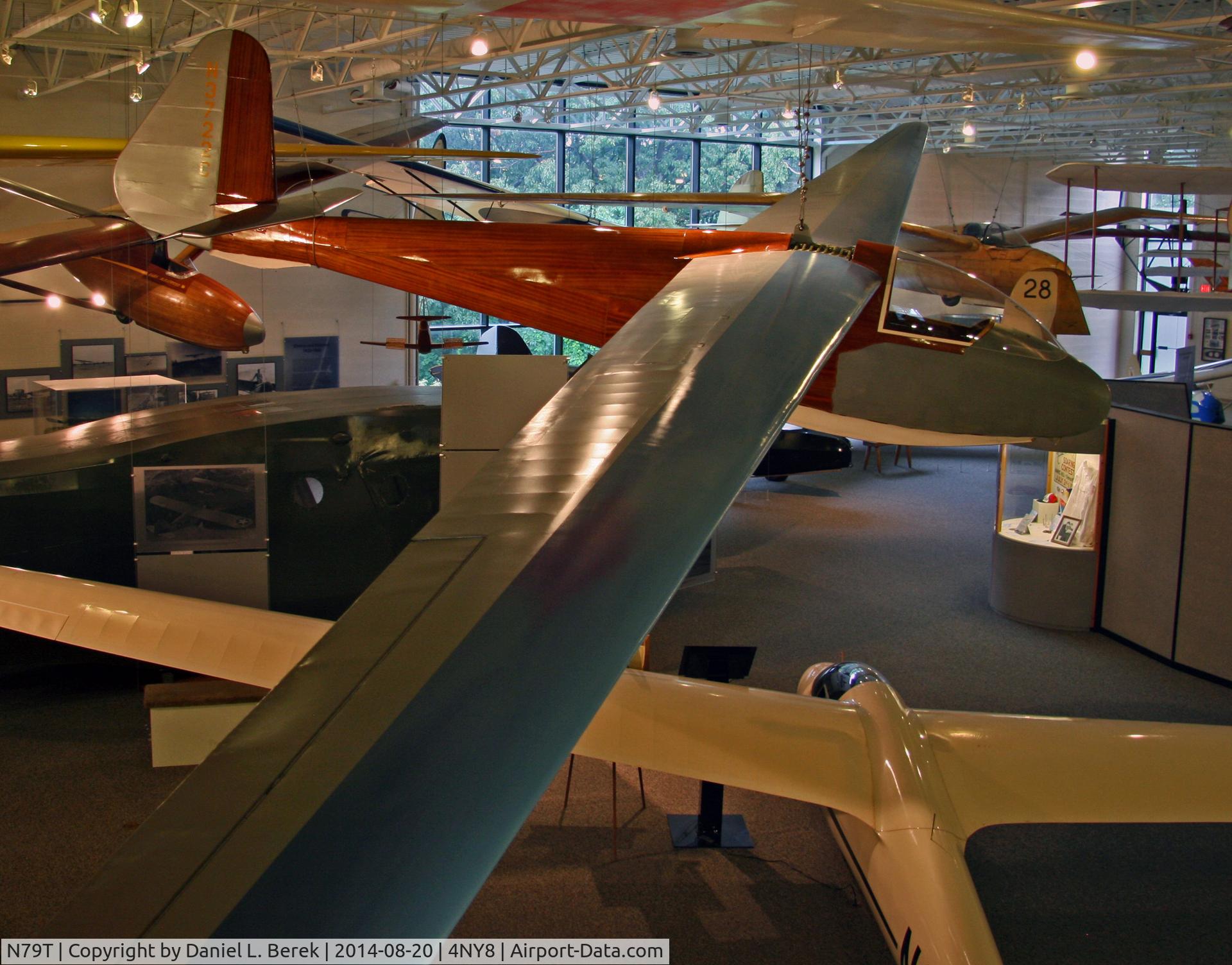 N79T, 1950 Ross-johnson RJK C/N RJK-5, Beautiful, one-of-a-kind glider on display at the National Soaring Museum.