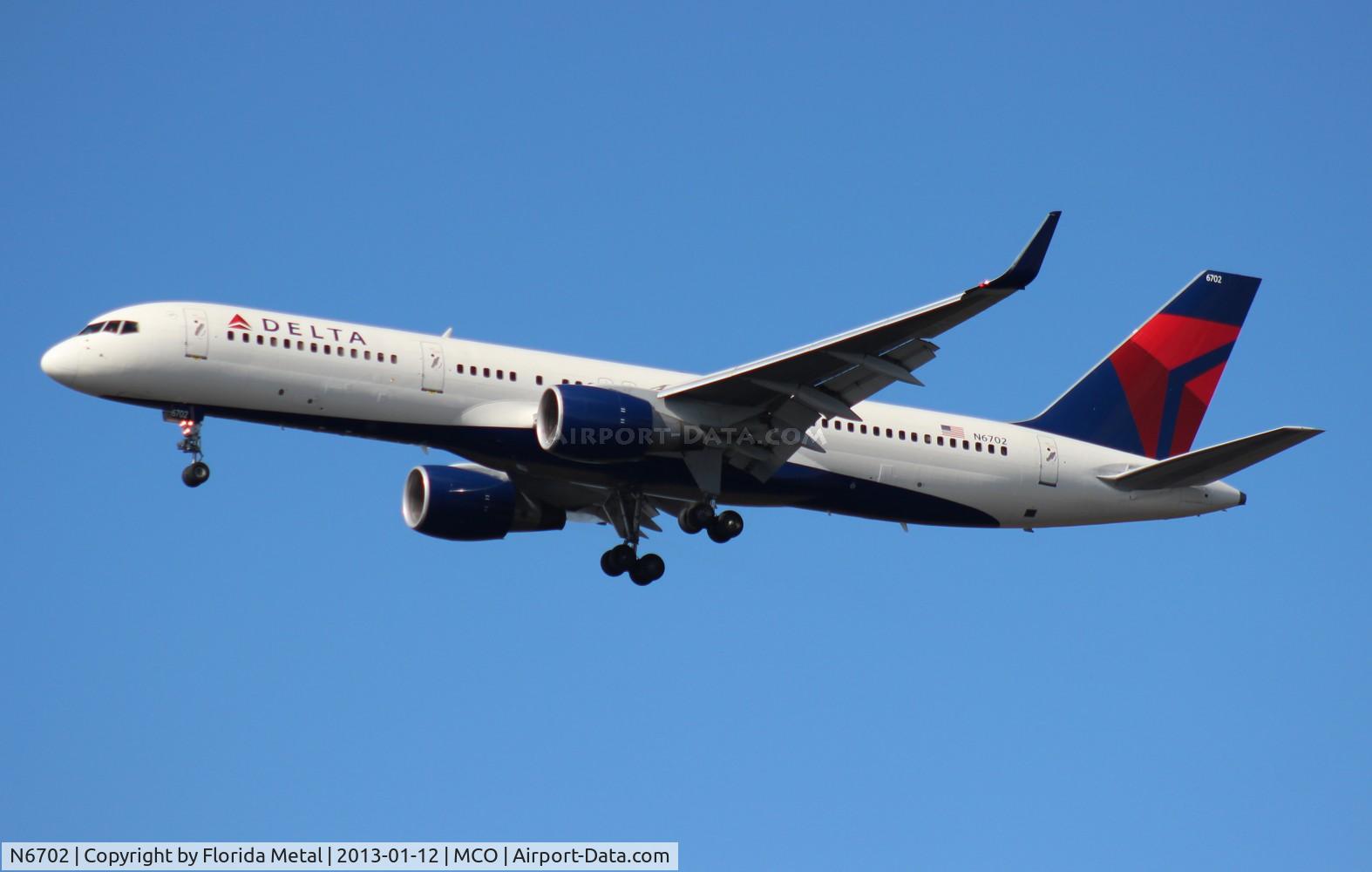 N6702, 1999 Boeing 757-232 C/N 30188, Delta 757-200