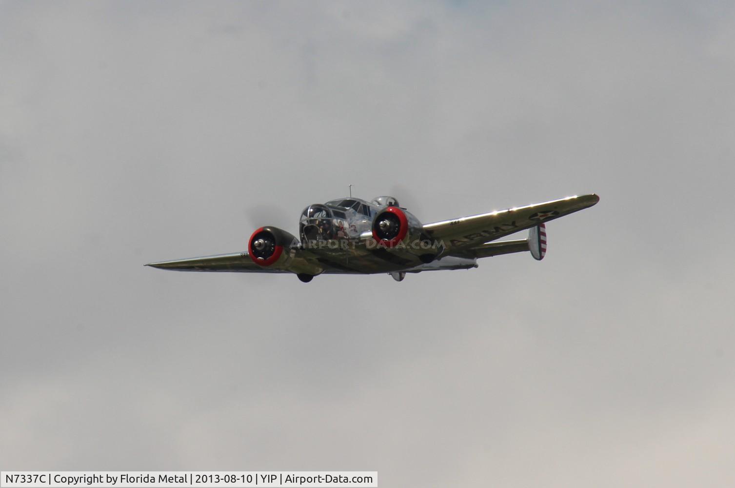 N7337C, 1943 Beech AT-11 Kansan C/N 4597, Beech AT-11