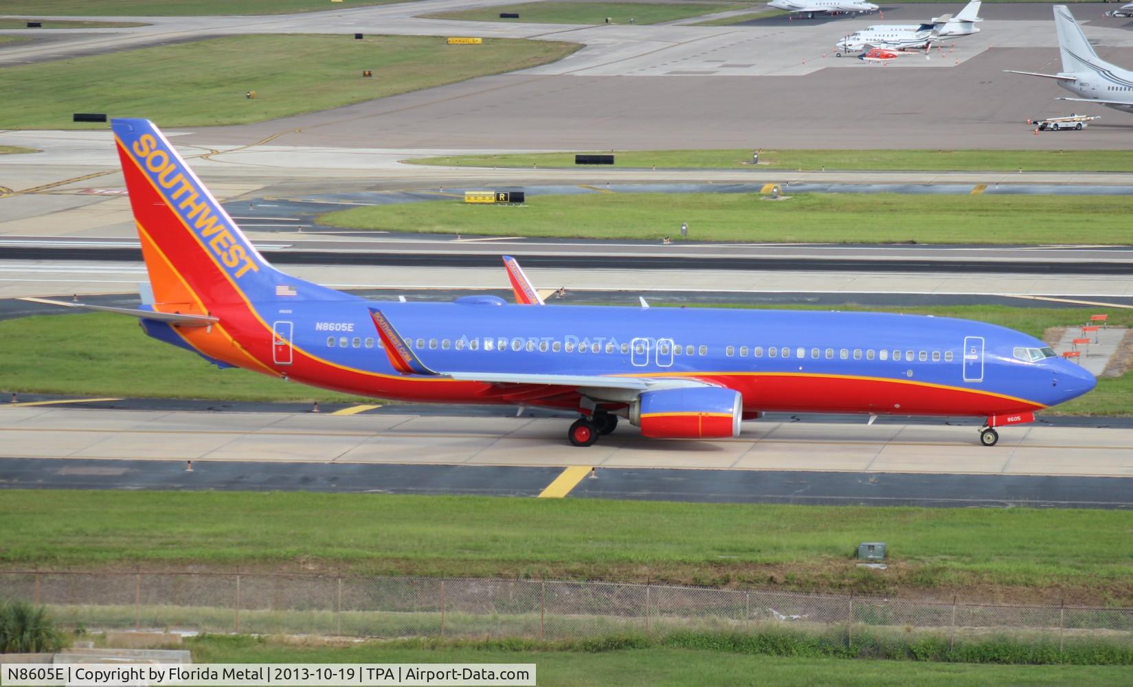 N8605E, 2012 Boeing 737-8H4 C/N 36891, Southwest 737-800