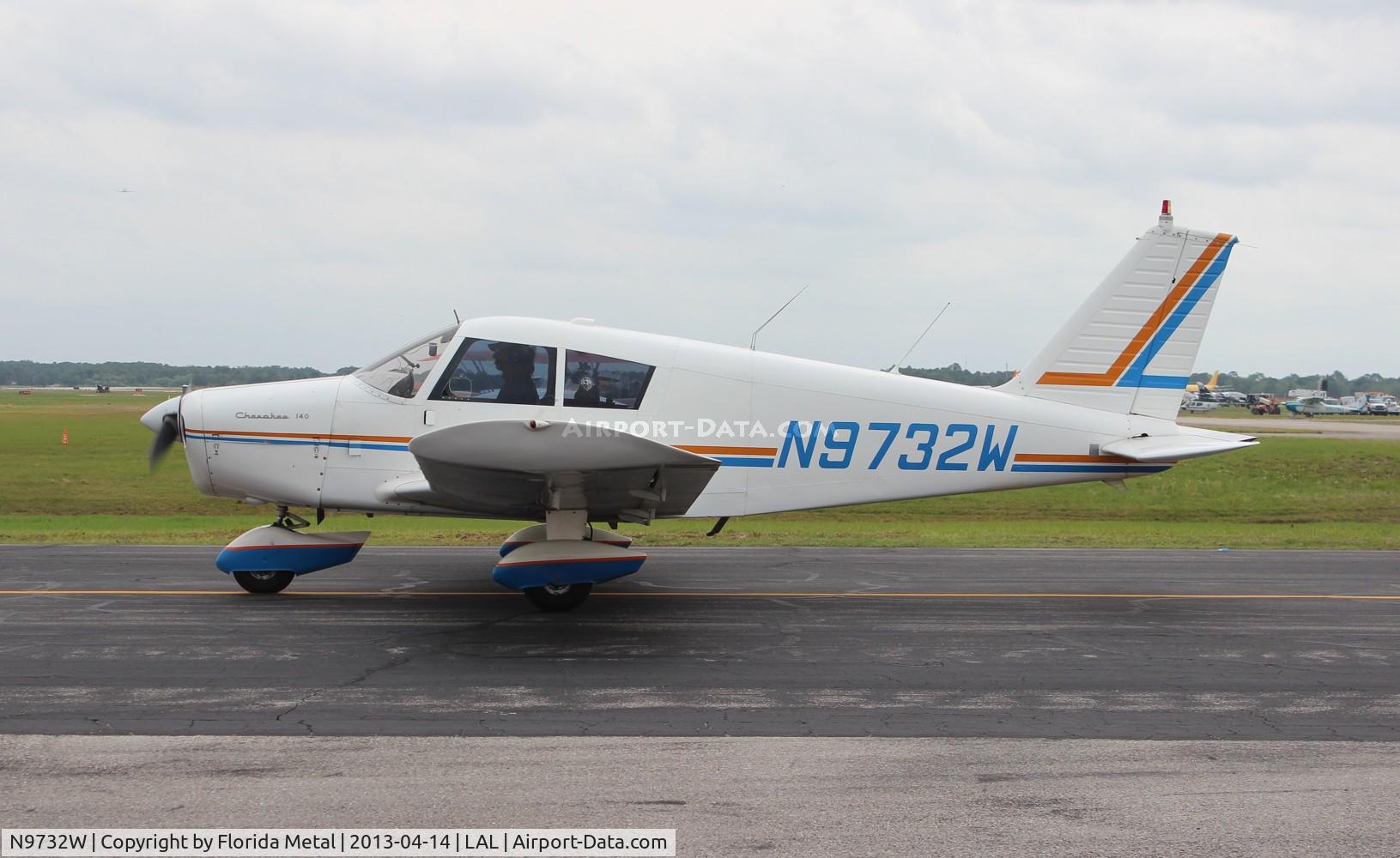 N9732W, 1967 Piper PA-28-140 C/N 28-23212, PA-28-140
