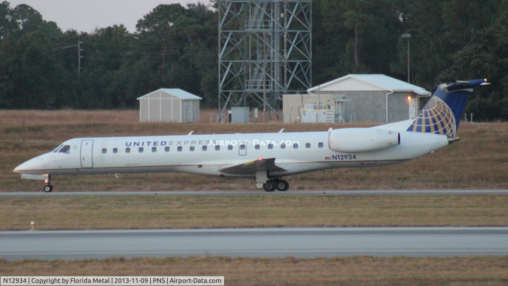 N12934, 1997 Embraer EMB-145EP (ERJ-145EP) C/N 145019, United Express E145