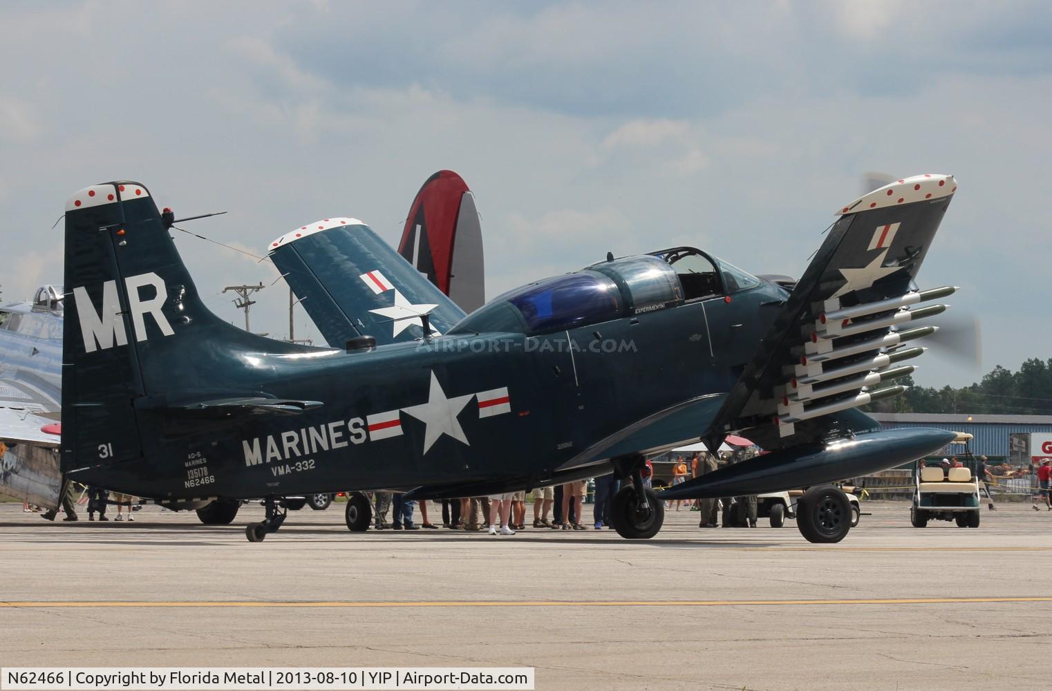 N62466, 1955 Douglas EA-1E Skyraider C/N 10255 (135178), EA-1E Skyraider