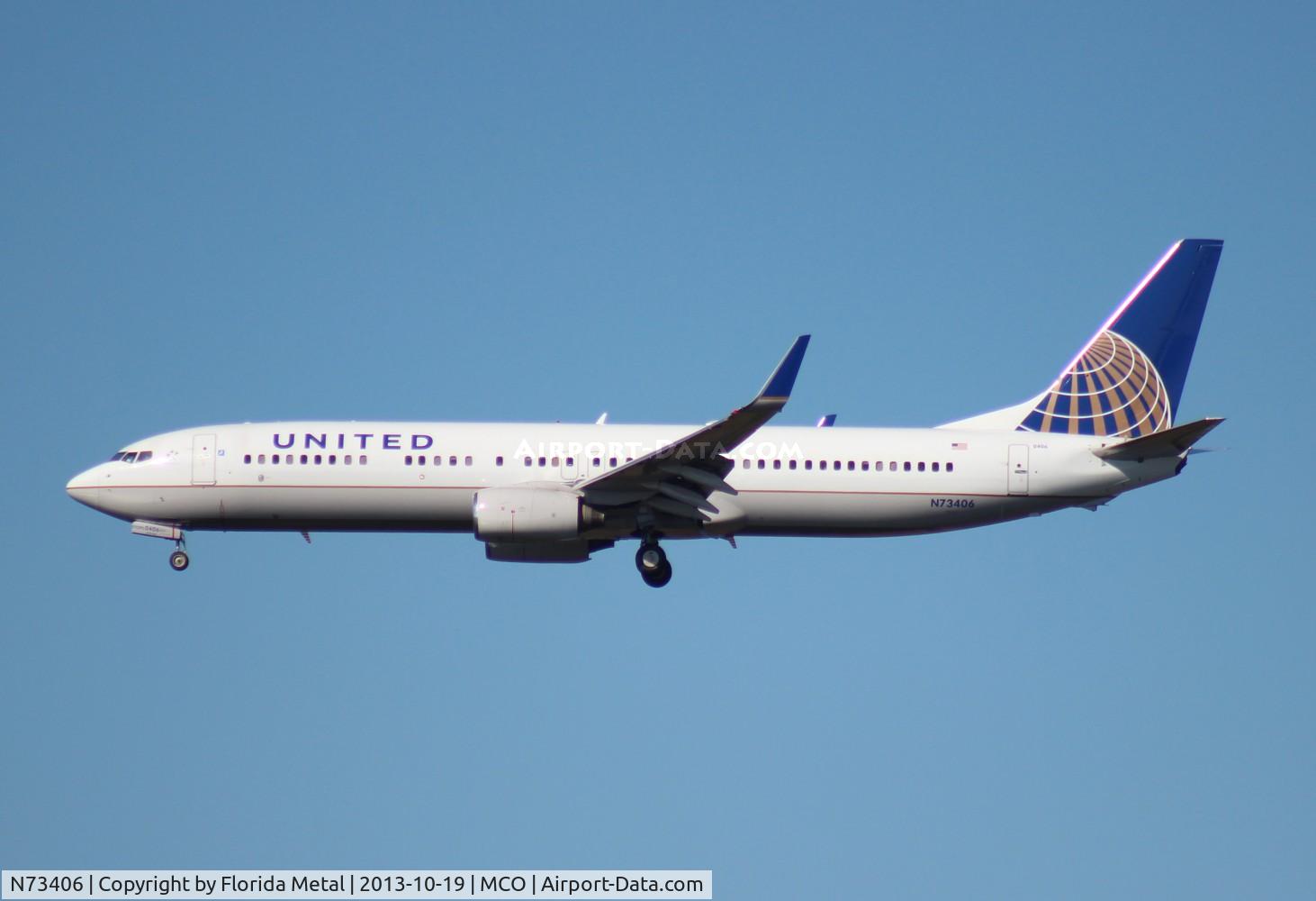 N73406, 2001 Boeing 737-924 C/N 30123, United 737-900