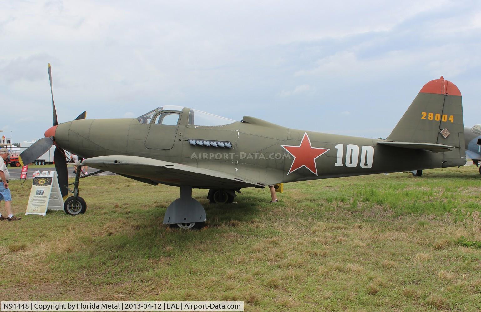 N91448, 1944 Bell P-63C Kingcobra C/N 33-766, Bell P-63C