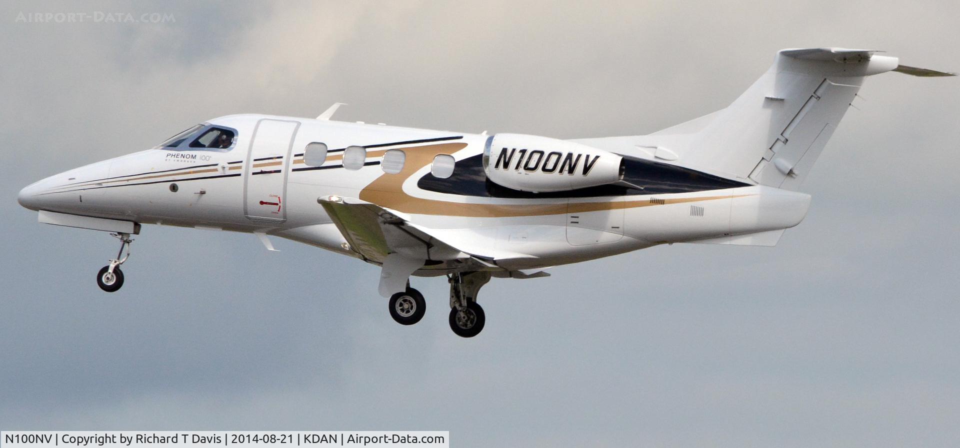N100NV, 2009 Embraer EMB-500 Phenom 100 C/N 50000116, Embraer  EMB-500 in Danville Va.